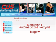 Tablet Screenshot of carlosdrivingschool.co.uk